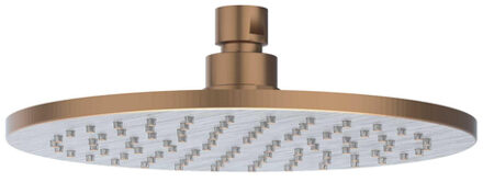 Hoofddouche - medium - 20cm - antikalk nozzels - RVS316 - geborsteld mat koper PVD 6900663 Koper geborsteld