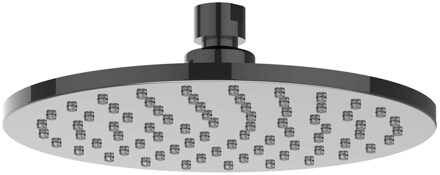 Hoofddouche - medium - 20cm - antikalk nozzels - Zwart chroom PVD 6900657 Zwart chroom glans (antraciet)