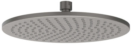 Hoofddouche - medium - 25cm - antikalk nozzels - Geborsteld metal black PVD 6900706 Metal black geborsteld (antraciet)