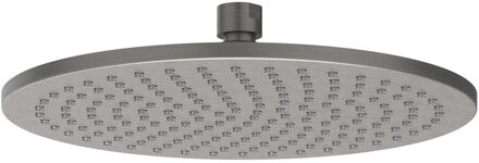 Hoofddouche - medium - 25cm - antikalk nozzels - Geborsteld metal black PVD 6900706 Metal black geborsteld (antraciet)