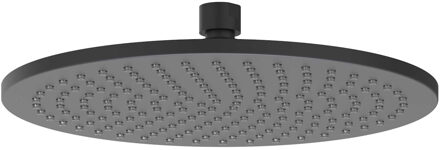 Hoofddouche - medium - 25cm - antikalk nozzels - Mat zwart PED 6900702 Zwart mat