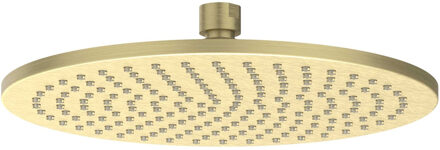 Hoofddouche - medium - 30cm - antikalk nozzels - Geborsteld mat goud PVD 6900754 Goud geborsteld