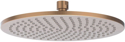 Hoofddouche - medium - 30cm - antikalk nozzels - Geborsteld mat koper PVD 6900755 Koper geborsteld