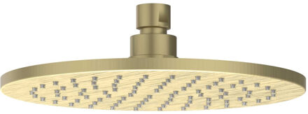 Hoofddouche - medium - 30cm - antikalk nozzels - RVS316 - geborsteld mat goud PVD 6900762 Goud geborsteld