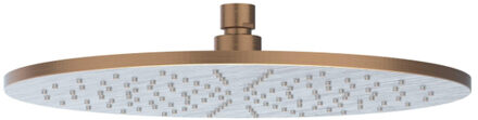 Hoofddouche - medium - 30cm - antikalk nozzels - RVS316 - geborsteld mat koper PVD 6900763 Koper geborsteld