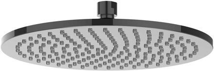 Hoofddouche - medium - 30cm - antikalk nozzels - Zwart chroom PVD 6900757 Zwart chroom glans (antraciet)