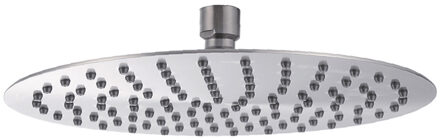 Hoofddouche rond 304-Ufo Wiesbaden RVS 25 cm