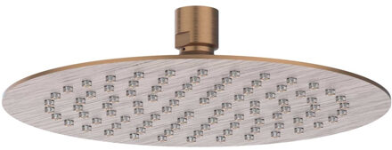 Hoofddouche - slim - 30cm - antikalk nozzels - Eco-air - Geborsteld mat koper PVD 6900605 Koper geborsteld