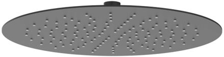Hoofddouche - slim - 30cm - antikalk nozzels - Eco-air - Mat zwart PED 6900602 Zwart mat