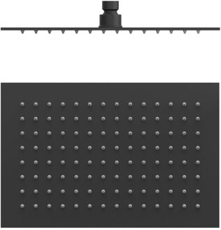 Hoofddouche Tres Plafonduitloop 30x20 cm Mat Zwart