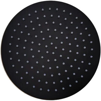 Hoofddouchekop Sanilux Disk Rond 20 cm Mat Zwart