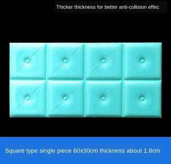 Hoofdeinde Zachte Muurstickers Zijn Zelfklevende Tatami Decoratie Muur Van De Kleuterschool Anti-Collision Slaapkamer Is Omgeven 1stk 30X60CM1