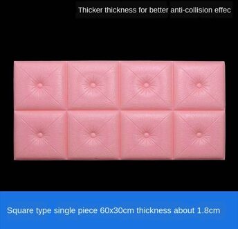 Hoofdeinde Zachte Muurstickers Zijn Zelfklevende Tatami Decoratie Muur Van De Kleuterschool Anti-Collision Slaapkamer Is Omgeven 1stk 30X60CM3