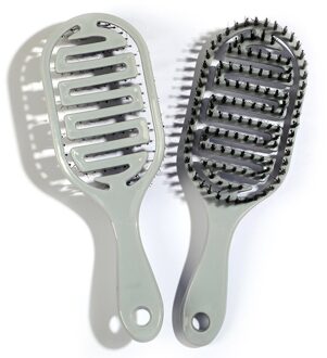 Hoofdhuid Massage Kam Haren Gebogen Haarborstel Ribben Haar Borstel Kapper Kapsalon Draagbare Thuis Massage Haar Styling Tools