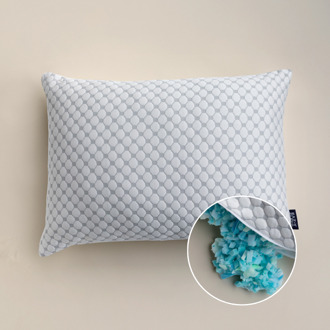 Hoofdkussen CloudAir - Kids - Voor Buik- & Zij- & & Rugslaper - Memory Foam - Aanpasbaar En Drukpunt Verminderend - Dekbed-Discounter.nl - 55 x 38 cm