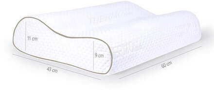 Hoofdkussen - Neksteun - Voor Rug- En Zijslaper - 100% Visco Elastisch Traagschuim - Dekbed-Discounter.nl - Default