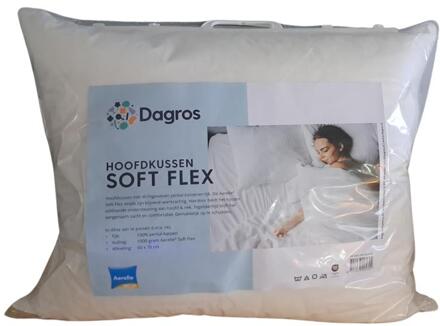 Hoofdkussen Softflex 60x70cm wit