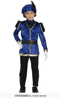 Hoofdpietje Kostuum Kind Blauw/Zwart