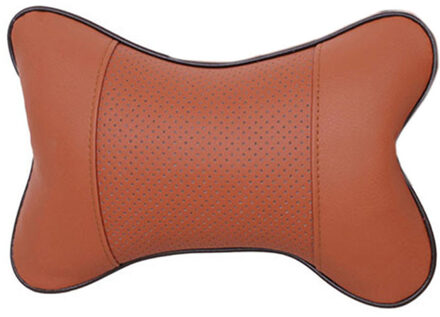 Hoofdsteun Kussen Pad 1Pc Auto Auto Seat Hoofd Hals Rest Kussen 19M6 bruin BW