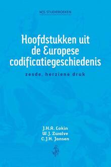 Hoofdstukken uit de Europese codificatiegeschiedenis -  Corjo Jansen, Jan Lokin, Willem Zwalve (ISBN: 9789083548197)