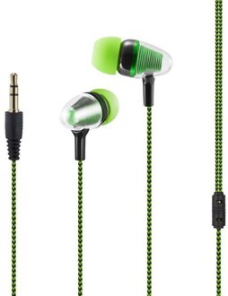 Hoofdtelefoon Bass Stereo Bekabelde Oortelefoon Bedrading Cord Gewicht Compact Subwoofer Gevlochten Koord Draad Oordopjes Voor Samsung 05