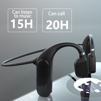 Hoofdtelefoon Met Beengeleiding Oortelefoon Bluetooth Oortelefoon Draadloze Headset Tws Sport Waterdichte Oordopjes Comfortabel
