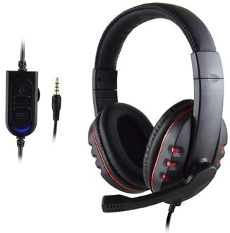 Hoofdtelefoon Met Microfoon Hi-Fi Gaming Headset Computer Draagbare Oortelefoon Voor Pc PS4 Xbox Een Mobiele