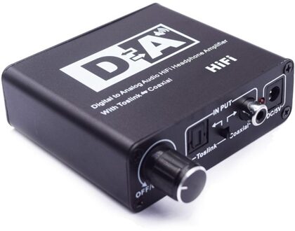 Hoofdtelefoon Versterker Fiber Coaxiale Hifi Digitale Naar Analoge Digitale Fiber Coaxiale Simulatie Eu Plug