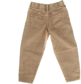 Hoog getailleerde spijkerbroek 797333 voor meisjes Kaki - 8J / 128cm