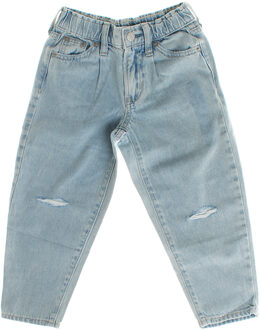 Hoog getailleerde spijkerbroek 813605 voor meisjes Lichtblauw