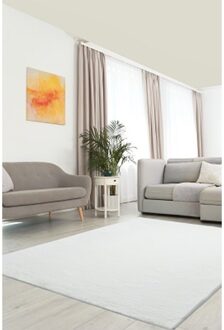 Hoogpolig Vloerkleed - Shaggy Supersoft - Crème-120 x 170 cm