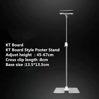 Hoogte Verstelbare Poster Stand Rvs Reclame Dack Display Banner Standhouder Store Teller Display 4