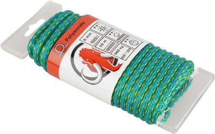 Hoogwaardig Touw Paraloc - Polyamide - Uv-bestendig - 6mm X 10m - Assorti