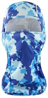 Hoogwaardige Gezichtsmasker Warmer Winddicht Ademend Motorfiets Vissen stofdicht Hoofd Zonwering Ski Snowboard Fiets Hoeden blauw