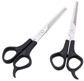 Hoogwaardige Haar Kapper Schaar Roestvrij Staal Plastic Professionele Kapsel Baby Tand Schaar Dunner Schaar Styling Tools