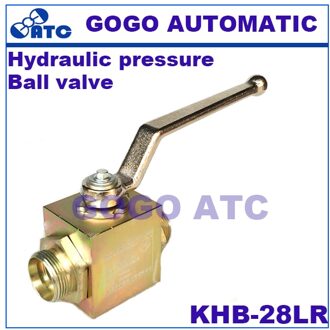 Hoogwaardige hydraulische druk kogelkraan KHB-28LR M36 * 2 buitendraad koolstofstaal hoge druk kogelkraan