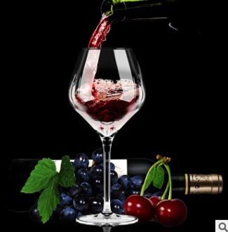 Hoogwaardige Kristal 450Ml/500Ml/650Ml Glas Bordeaux Glas Huishouden Ronde Beker Portsble Wijn glas 500ml kristal