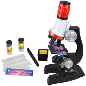 Hoogwaardige Microscoop 100X 400X 1200X Verlichte Monoculaire Biologische Microscoop Voor Kinderen Onderwijs Speelgoed Tool