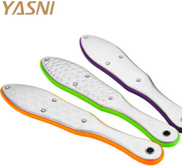Hoogwaardige Pedicure Hand Handmatige Voet File Voetverzorging Tool Rvs Voetrasp Eelt Dead Skin Remover FT03