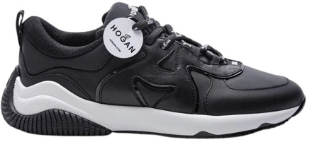 Hoogwaardige Zwarte Sneakers - H597 Hogan , Black , Dames - 36 Eu,37 EU