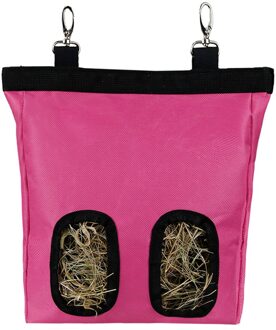 Hooi Zak Opknoping Pouch Feeder Zak Houder Met 4 Gaten Draagbare 600D Oxford Doek Kleine Dieren Levert Voeden Dispenser 2