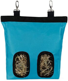 Hooi Zak Opknoping Pouch Feeder Zak Houder Met 4 Gaten Draagbare 600D Oxford Doek Kleine Dieren Levert Voeden Dispenser 3