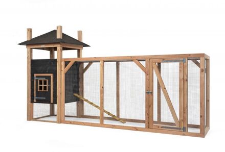 Hooiberg Bert XL - Kippenhok met ren - 411 x 125 x 225cm