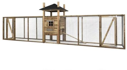 Hooiberg Fien XXL - Kippenhok men ren - 697x125x225cm