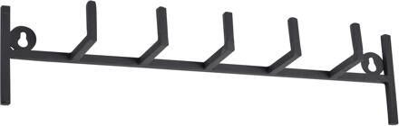 Hook Industriele Kapstok Zwart Metaal - 5 haken - 40x10x10