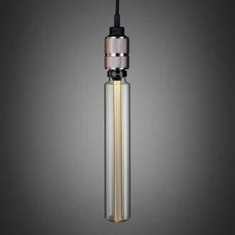 Hooked 1.0 nude hanglamp staal zwart, staal