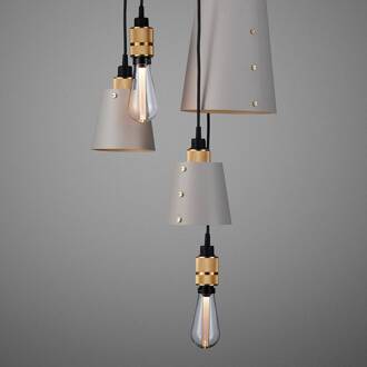 Hooked 6.0 mix grijs/messing steengrijs, messing