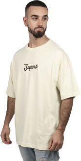 Hooked Over T-shirt met korte mouwen Beige - 2XL