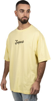 Hooked Over T-shirt met korte mouwen Geel - XL