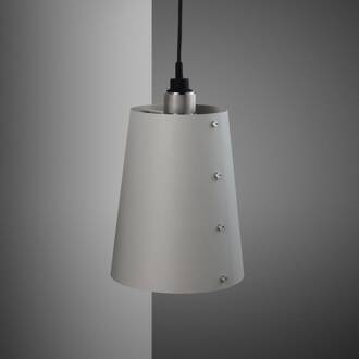 Hooked Wand groot grijs/staal steengrijs, staal